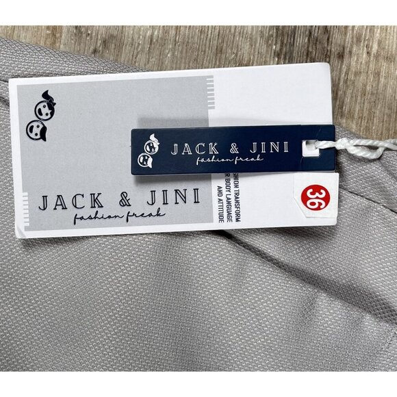 NWT Jack & Jini Grey Dress Pants Size 36 x 30 - Picture 6 of 6